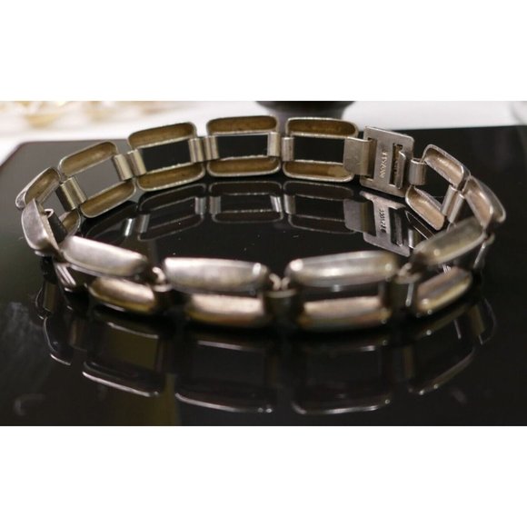 Rare VTG German 835 Silver Bracelet DRGM Deutsches Reichsgebrauchsmuster Mark - Picture 9 of 12